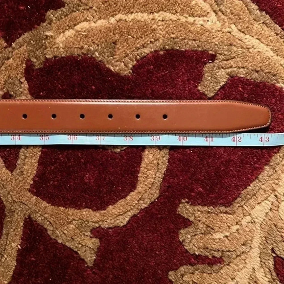 Perry Ellis Men’s Black Brown Reversible Belt Silver Tone Buckle Size 38 NWT - Picture 11 of 15